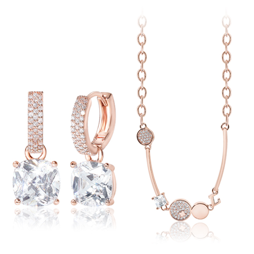 May Spring Special + Free Shipping★<br> <font color="red">14K★<br> Earring/Necklace SET</font><br> Begobang SET SET0463