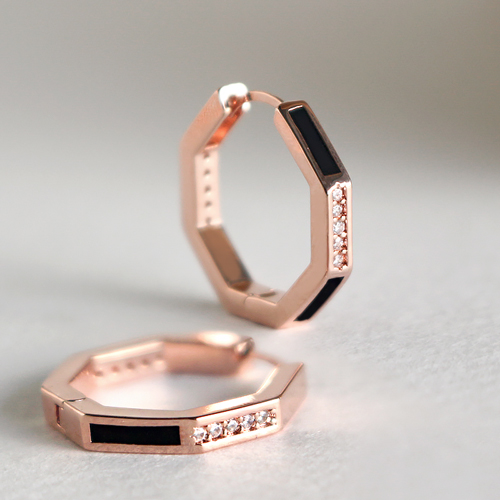 May Spring Special + Free Shipping★<br> <font color="red">14k gold★</font><br> Taminuar One Touch Ring Earring<br> EA2429