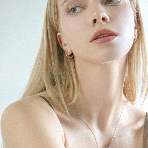 May Spring Special + Free Shipping★<br> <font color="red">14k gold★</font><br> Taminuar One Touch Ring Earring<br> EA2429