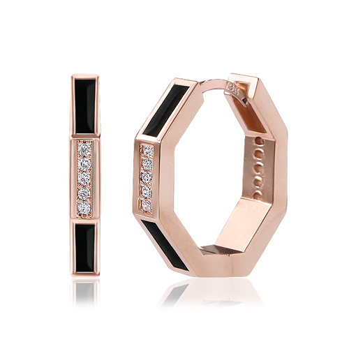 May Spring Special + Free Shipping★<br> <font color="red">14k gold★</font><br> Taminuar One Touch Ring Earring<br> EA2429 Korea