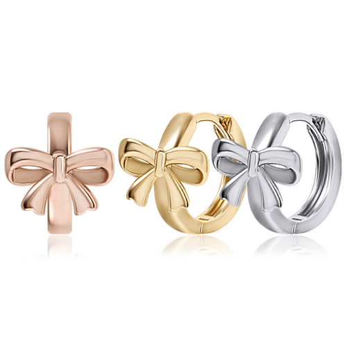 New arrivals 50% off May spring special + free shipping★<br> <font color="red">14K★</font><br> Lori Bowknot One Touch Ring Earring<br> EA3135
