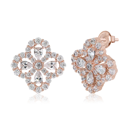 New arrivals 50% off ★Free shipping<br> <font color="red">92.5 Silver★</font><br> Proler Clover Earring<br> EA0068_A