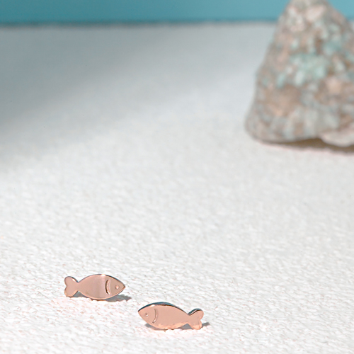 Free Shipping★<br> <font color="red">Total 10K Gold★</font><br> Dory Fish Mini Earring<br> EA0017_R