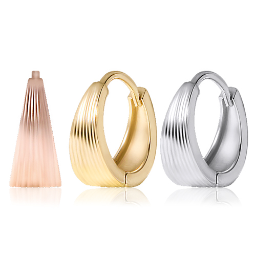 Free Shipping★<br> <font color="red">Total 10K Gold★</font><br> Symphony One Touch Ring Earring<br> EA0011_R