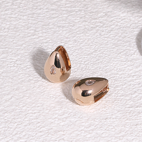 May Spring Special + Free Shipping★<br> <font color="red">14K★</font><br> Biref One Touch Ring Earring<br> EA3138