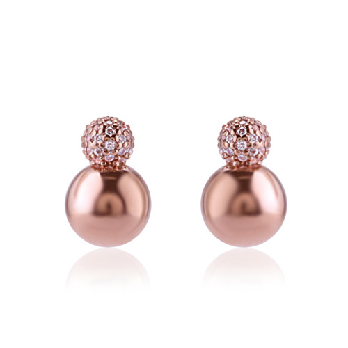May Spring Special + Free Shipping★<br> <font color="red">14k★</font><br> Mignon Bold Earring<BR> EA2032 Korea