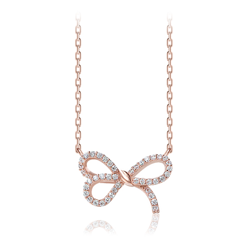 May Spring Special + Free Shipping★<br><font color="red"></font> Levian Bowknot Necklace<br> NA0449