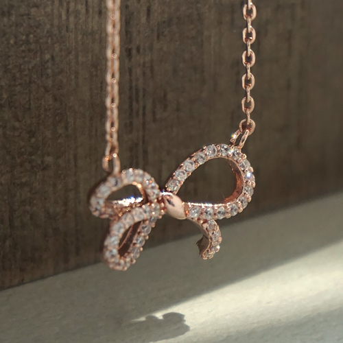 May Spring Special + Free Shipping★<br><font color="red"></font> Levian Bowknot Necklace<br> NA0449