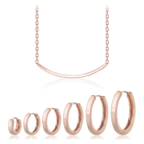New arrivals 67% off ★Free shipping <font color="red"><br>14k gold★</font><br> Simple SET with running<br> SET0438