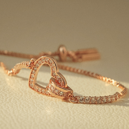 Free summer special price + free shipping★<br> <font color="red">50,000 won instant discount today only★Limited quantity<br></font> lamuh heart bracelet<br> BA0365
