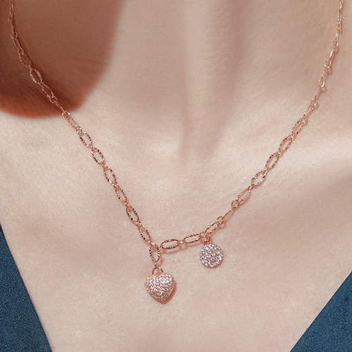 Free summer special price★Free shipping<br><font color="red"></font><br> Katie heart Necklace<Br> NA0320