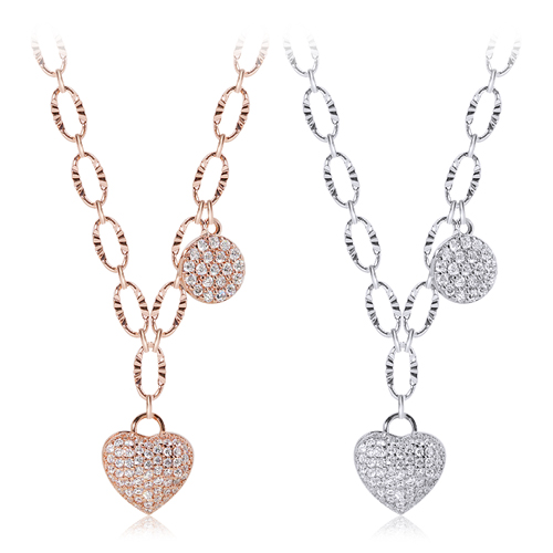 Free summer special price★Free shipping<br><font color="red"></font><br> Katie heart Necklace<Br> NA0320 Korea