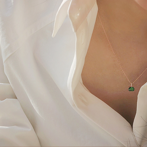Summer Sale Special + Free Shipping★<br><font color="red"> </font>Forest Emerald Necklace<br> NA0379