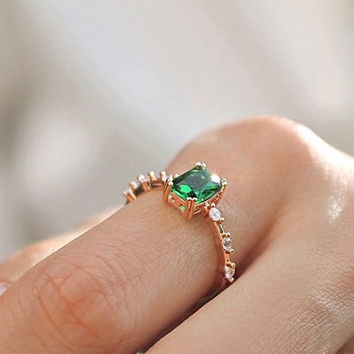 Summer Sale Special + Free Shipping★<br><font color="red"></font> Forest Emerald Ring (Size 12, 14)<br> RA0448