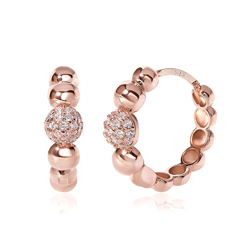Summer Sale Special + Free Shipping★<br> <font color="red">14k★</font><br> Oberon One Touch Ring Earring<BR> EA2294