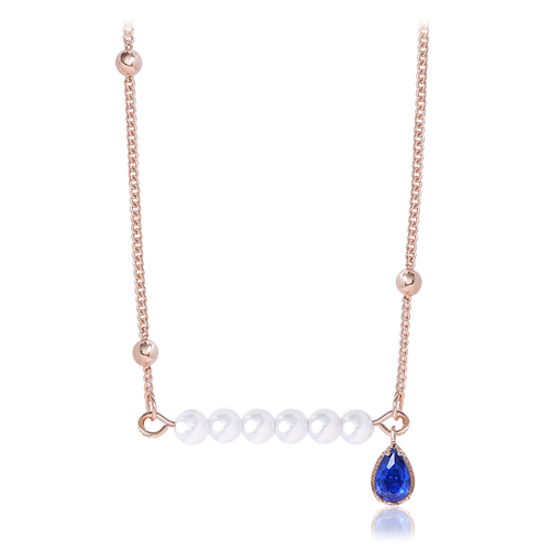 Free summer special price + free shipping★<br><font color="red"> </font>Audrey pearl Necklace(4mm)<br> NA0430