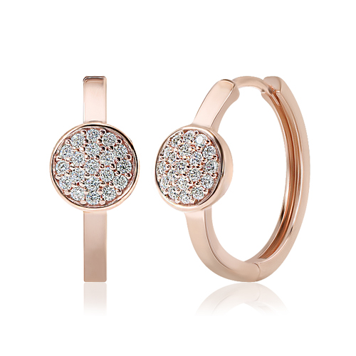 Free summer special price + free shipping★ <font color="red"><br>14K★</font><br> Niel One Touch Ring Earring<br> EA1345