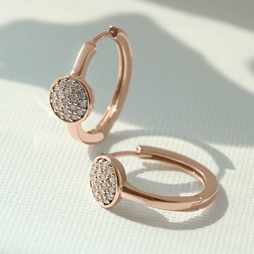 Free summer special price + free shipping★ <font color="red"><br>14K★</font><br> Niel One Touch Ring Earring<br> EA1345
