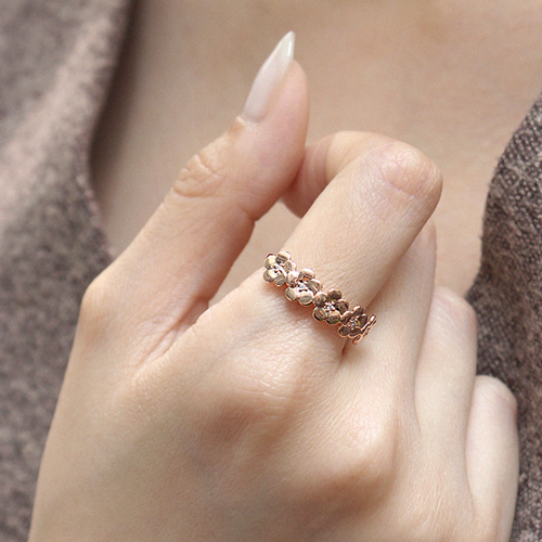 New arrivals 50% off ★Free shipping<BR><font color="red"> </font>Barnett Blossom Ring (free, L)<BR> RA0660