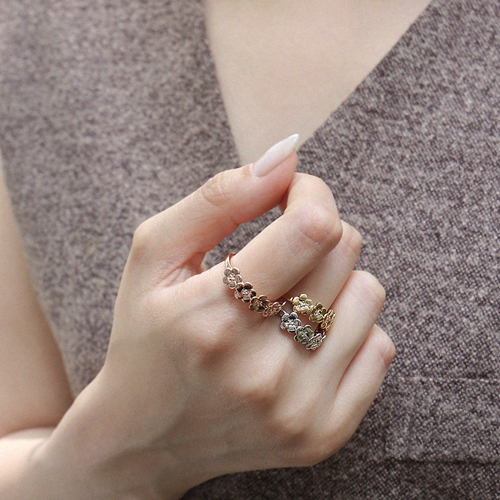 New arrivals 50% off ★Free shipping<BR><font color="red"> </font>Barnett Blossom Ring (free, L)<BR> RA0660