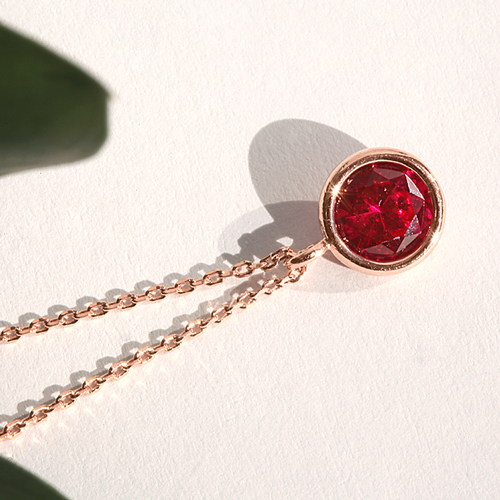 Summer Sale Special + Free Shipping★<br><font color="red"></font> Berry Ruby Necklace<br> NA0572