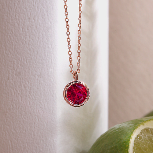 Summer Sale Special + Free Shipping★<br><font color="red"></font> Berry Ruby Necklace<br> NA0572