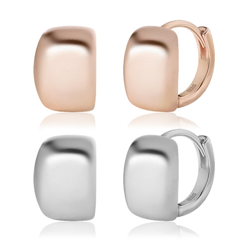Free summer special price + free shipping★<br> <font color="red">Total 92.5 Silver</font><br> Mail simple one-touch ring Earring<br> LEA0036