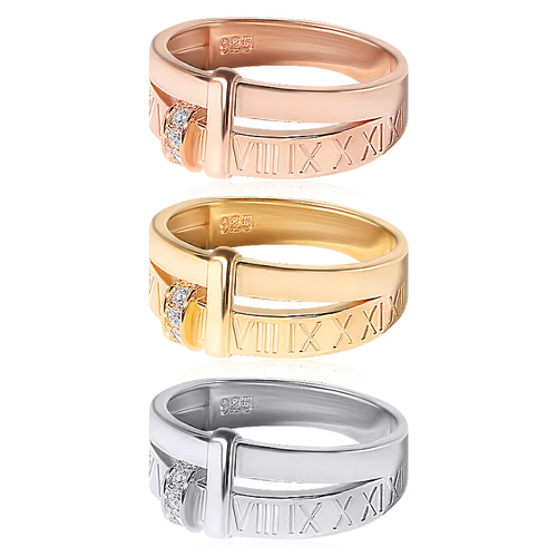 Free summer special price + free shipping★<br> <font color="red">Total 92.5 Silver</font><br> Titania Bold Ring<br> LRA0001