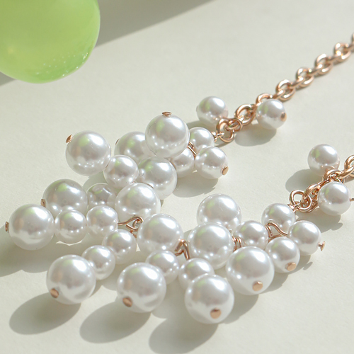 Free summer special price + free shipping★<br> <font color="red">Handmade Grape Bunchpearl</font><br> Grape pearl Necklace(6mm,8mm)<br> NA0650