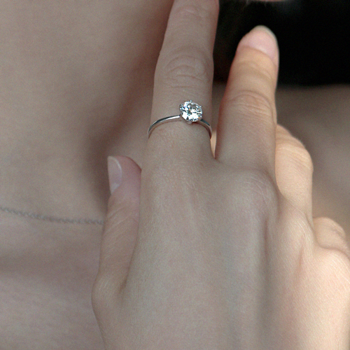 Opening special price 57%★Free shipping<br> <font color="red">92.5 Silver+★</font><br> Moissanite diamond Ring<br> RA0681