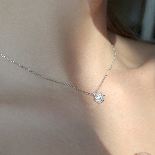 Opening special price 54%★Free shipping<br> <font color="red">92.5 Silver★</font><br> Moissanite diamond Necklace<br> NA0651