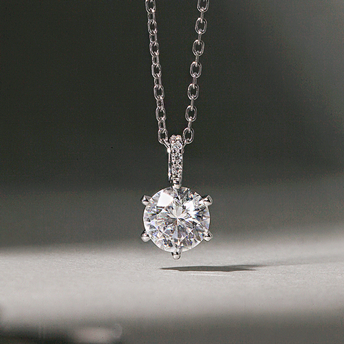 Opening special price 54%★Free shipping<br> <font color="red">92.5 Silver★</font><br> Moissanite diamond Necklace<br> NA0651