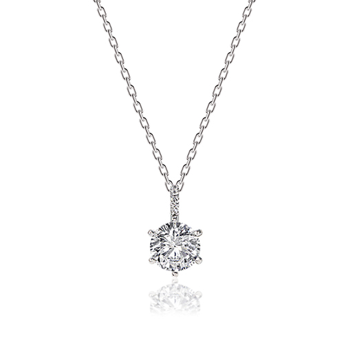Opening special price 54%★Free shipping<br> <font color="red">92.5 Silver★</font><br> Moissanite diamond Necklace<br> NA0651