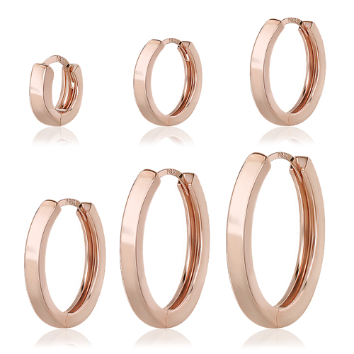 Summer Sale Special + Free Shipping★ <font color="red"><br>14k gold★</font><br> Simple one-touch ring Earring<br> EA1573