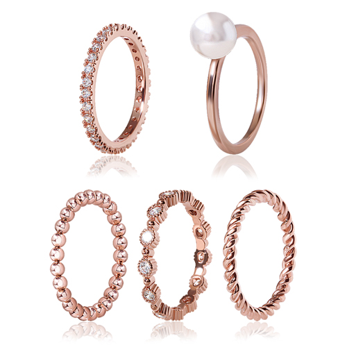 Free summer special price + free shipping★<br><font color="red"></font> Sponsored by Son Ye-jin<br> Boulder 5SET layered Ring (size 11-17)<br> RA0355