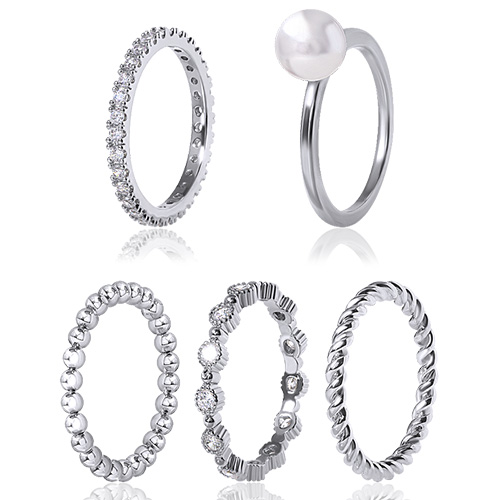 Free summer special price + free shipping★<br><font color="red"></font> Sponsored by Son Ye-jin<br> Boulder 5SET layered Ring (size 11-17)<br> RA0355