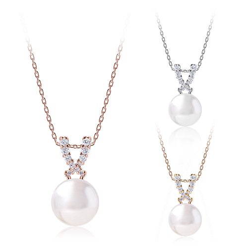 Summer Sale Special + Free Shipping★<br><font color="red"></font> Bunimoa pearl Necklace (8mm)<br> NA0514