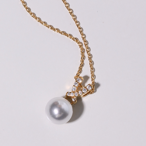 Summer Sale Special + Free Shipping★<br><font color="red"></font> Bunimoa pearl Necklace (8mm)<br> NA0514