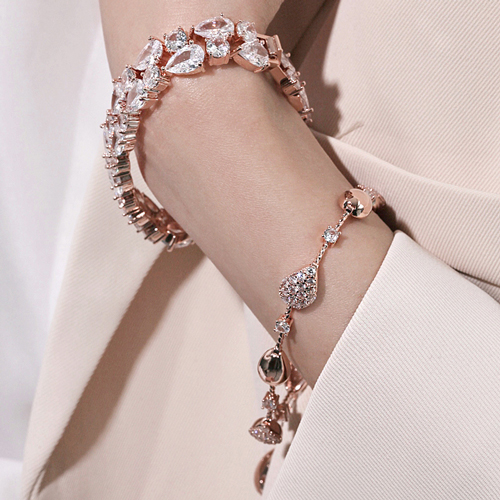Summer Sale Special + Free Shipping★<br><font color="red"></font> Fiedo Crystal Bracelet<BR> BA0490