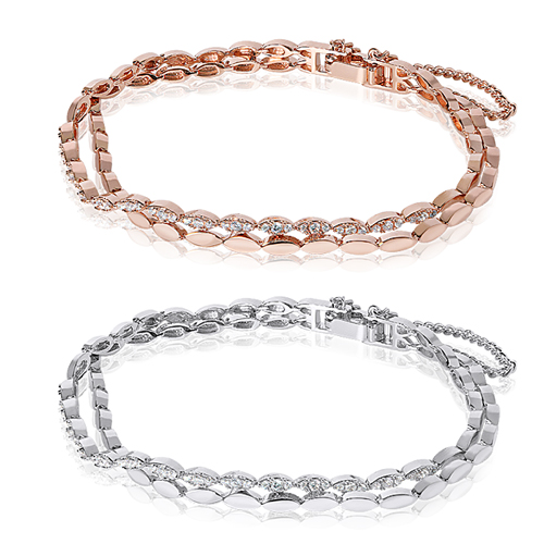 Summer Sale Special + Free Shipping★<br><font color="red"> </font>Mess two lines bracelet<br> BA0256