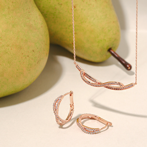 Summer Sale Special + Free Shipping★<font color="red"></font><br> 14k★<br> Nouvelle Earring+Necklace<BR> SET0067