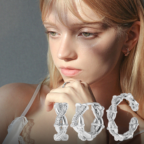 Summer Sale Special + Free Shipping★<br> <font color="red">Today only! 90,000 won off 14K★<br> Earring/Ring SET</font><br> Ronar Twi SET SET0454