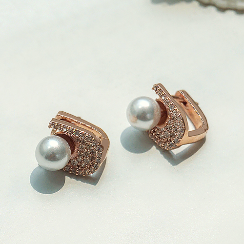 <font color="red">New Arrivals 50% Summer Sale Special + Free Shipping★</font><br> 92.5 Silver★<br> Blosa One-Touch Hook Earring<br> EA0083_A