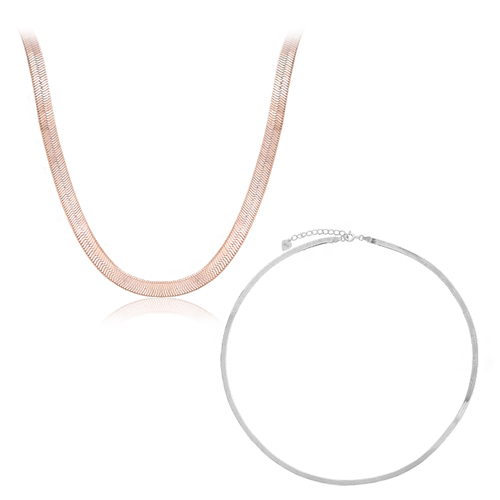 Summer Sale Special + Free Shipping★<br> <font color="red">Total 92.5 Silver</font><br> Penne Snake Necklace<br> NA0324
