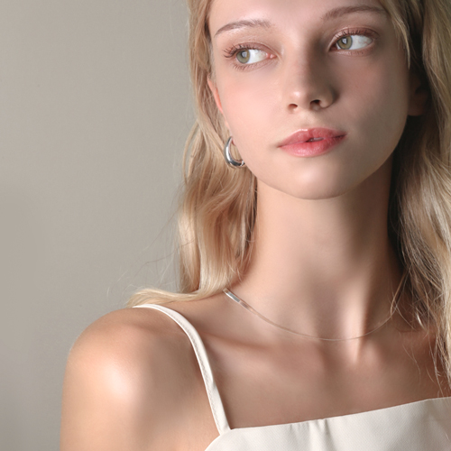 Summer Sale Special + Free Shipping★<br> <font color="red">Total 92.5 Silver</font><br> Penne Snake Necklace<br> NA0324