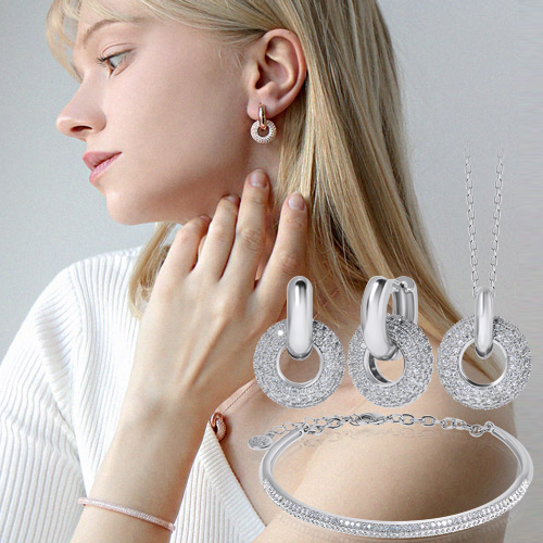 Summer Sale Special + Free Shipping★ <font color="red"><br>14k ★</font><br> Earring/Necklace/Ring SET<br> Able SET SET0126 Korea