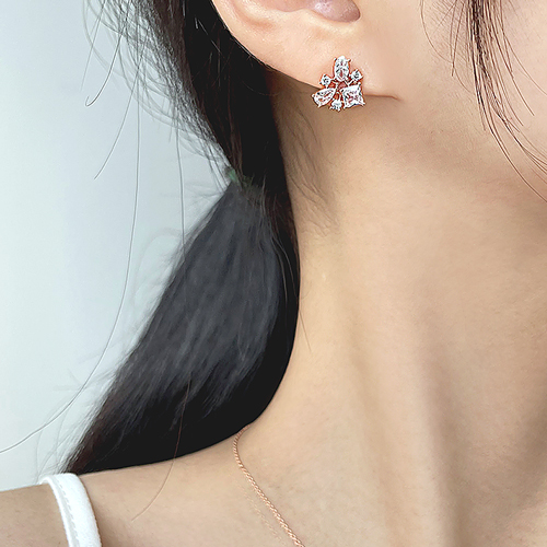 Summer Sale Special + Free Shipping★<br> <font color="red">14K★</font><br> Floé Crystal Earrings<br> EA3169