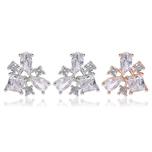 Summer Sale Special + Free Shipping★<br> <font color="red">14K★</font><br> Floé Crystal Earrings<br> EA3169