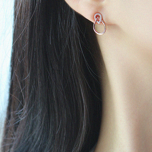 Summer Sale Special + Free Shipping★<br> <font color="red">14K★</font><br> Idil Crystal Earring<br> EA3129
