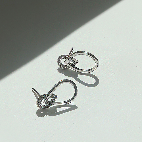 Summer Sale Special + Free Shipping★<br> <font color="red">14K★</font><br> Idil Crystal Earring<br> EA3129